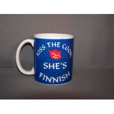 Coffee Mug -  Kiss the Cook she is Finnish